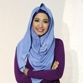 Laudya Cynthia Bella Saat Sesi Pemotretan Busana Muslim