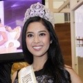Maria Rahajeng di Jumpa Pers Penyambutan Miss World 2014