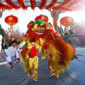 Penampilan Barongsai di Beijing, Tiongkok