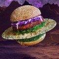 Sebuah Kreasi Burger yang Diberi Nama 'The UFO'
