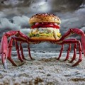 Kreasi Burger yang Diberi Nama 'Crabzilla'