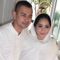 Raffi Ahmad dan Nagita Slavina Saat Menyapa Wartawan yang Hadir