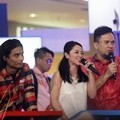 Charly, Dewi Persik dan Saiful Jamil Syuting Live 'Duo Pedang Goes to Mall'