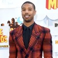 Michael B. Jordan di Red Carpet MTV Movie Awards 2015