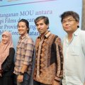 Morgan Oey Saat Ditemui di Kantor Rapi Film, Jakarta