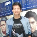 Dimas Seto di Press Conference Dubbing 'Transformers: Age of Extinction'