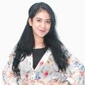 Afril Rania di Syukuran Film 'Bumi Sambhara'