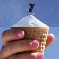 Ski di Atas Cone Es Krim