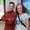 Reza Nangin dan Sacha Stevenson di Press Screening Film 'Lamaran'