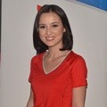 Julie Estelle di Acara Jumpa Pers AS Roma Day 2015