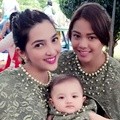Ashanty, Arsy dan Aurel Hermansyah di Bangkok