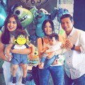 Gading Marten dan Gisella Anastasia di Pesta Ulang Tahun El Barack Alexander