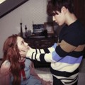 Taemin SHINee Pegang Pipi Krystal f(x) di Majalah W Korea Edisi Agustus 2015