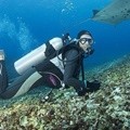 Davina Veronica Saat Menyelam di Gili Lawa
