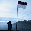 Upacara Peringatan HUT RI Ke-70 di Gunung Arjuno