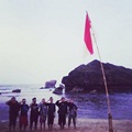 Upacara Peringatan HUT RI Ke-70 di Pantai Sadranan, Yogyakarta