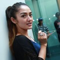 Siti Badriah di Jumpa Pers HUT SCTV ke-25