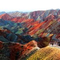 Zhangye Danxia yang Ada di Gansu, Tiongkok