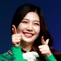 Gaya Imut Joy Red Velvet di Acara Preview Album 'The Red'