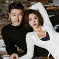 Siwon dan Hwang Jung Eum di Majalah Cosmopolitan Edisi Oktober 2015