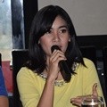 Anisa Rahma di Jumpa Pers Film 'Menara Stasiun Cawang'