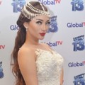 Zaskia Gotik Hadir di HUT Global TV ke-13