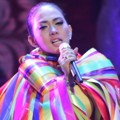 Syahrini Saat Tampil di HUT Global TV ke-13
