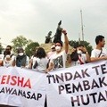 Aksi Solidaritas 'Melawan Asap' Diadakan oleh Artis dan Musisi