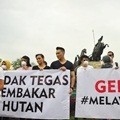 Aksi Solidaritas 'Melawan Asap' Diadakan oleh Artis dan Musisi