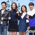 Pemeran Utama Serial 'Falling for Challenge' Berfoto Bersama