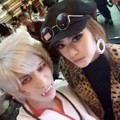 Gaya Jonghyun SHINee dan Krystal f(x) di Halloween Party