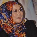 Dewi Yull di Syukuran Film 'Jilbab Traveler: Love Spark in Korea'