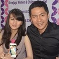 Donita dan Adi Nugroho Ditemui di RS Ibu dan Anak Brawijaya