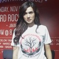 Mulan Jameela di Konferensi Pers Konser Melawan Asap
