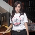 Mulan Jameela di Konferensi Pers Konser Melawan Asap