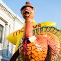 Balon Bentuk Kalkun di Festival Thanksgiving 2015