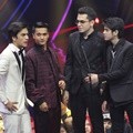 Rizky Nazar, Ricky Harun, Kevin Julio dan Aliando di Panggung SCTV Awards 2015