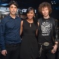 Arkarna dan Andini Saat Launching Soundtrack Film 'Bulan Terbelah di langit Amerika'