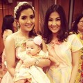 Sarwendah dan Thalia di Pesta Ulang Tahun ke-1 Arsy