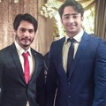 Ravi Bhatia dan Shaheer Sheikh di Pernikahan Nabila Syakieb dan Reshwara Argya Radinal