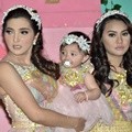 Ashanty, Arsy dan Aurel di Perayaan Ulang Tahun Arsy ke-1