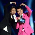 Xiumn EXO dan Shin Dong Yup Saat Menjad Host SBS Gayo Daejun 2015
