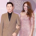 Shin Dong Yup dan Lee Sung Kyung di Red Carpet MBC Drama Awards 2015