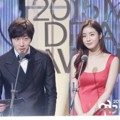 Jung Il Woo dan Kang Sora di MBC Drama Awards 2015