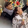 Cerianya Glenn Alinskie dan Chelsea Olivia Bermain Pohon Natal