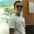 Teuku Rifnu Wikana di Syukuran Film 'Untuk Angeline'