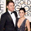 Channing Tatum dan Jenna Dewan di Red Carpet Golden Globes Awards 2016