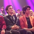 Andhika Pratama, Rizky Nazar dan Aliando di Antara Penonton