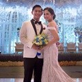 Resepsi Nina Zatulini dan Chandra Tauphan Digelar di Hotel Mulia