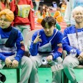 Jimin, J-Hope dan Rap Monster BTS di Acara 'Idol Star Athletics Championships 2016'